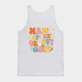 Mama of Groovy One 1st Birthday Party Tank Top